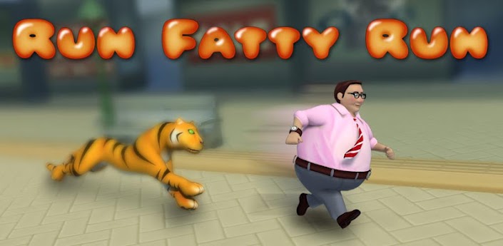 Run Fatty Run - спасаемся от тигра