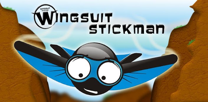Wingsuit Stickman - веселая леталка